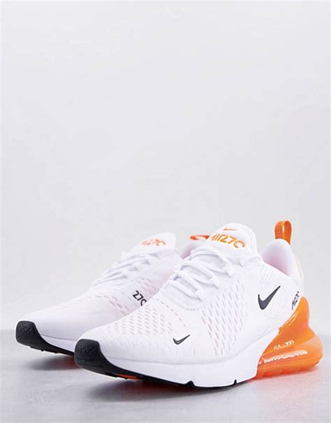 nike air max 270 wit met oranje|Wit Air Max 270 (8) .